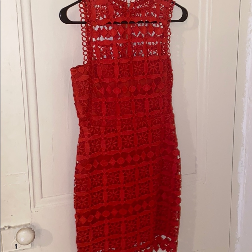 Lulus red dress size small